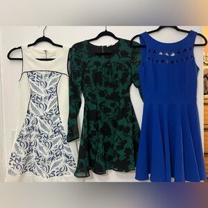 Bundle SUGARLIPS blue green, blue and white dress size S